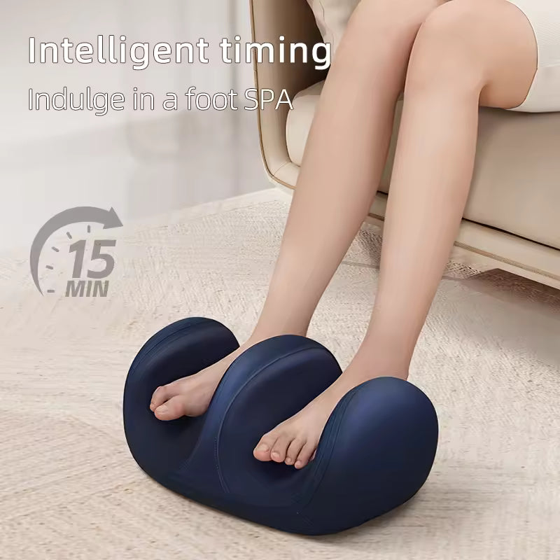 Extra Large Electric Foot Massager with Shiatsu Kneading, Hot Compress & Calf Roller – Deep Muscle Relaxation & Fatigue Relief