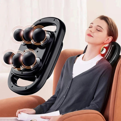 Fascia Gun Muscle Massager – High Frequency Deep Tissue Massage Gun with 6 Heads for Back, Shoulder & Body Relief