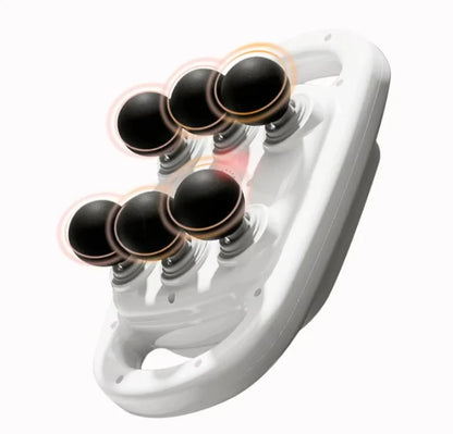 Fascia Gun Muscle Massager – High Frequency Deep Tissue Massage Gun with 6 Heads for Back, Shoulder & Body Relief